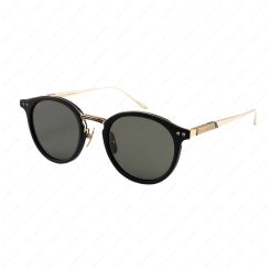 LEISURE SOCIETY Anacapa Matte Black / 18K Gold (Green Lens)