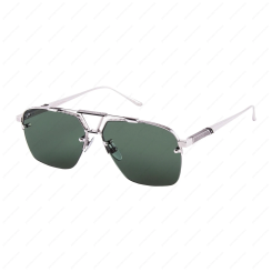 LEISURE SOCIETY Presidio 12K Silver (Green Lens) LEISURE SOCIETY Presidio 12K Silver (Green Lens)