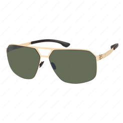 IC BERLIN Henry Matt-Gold Black Green Polarized