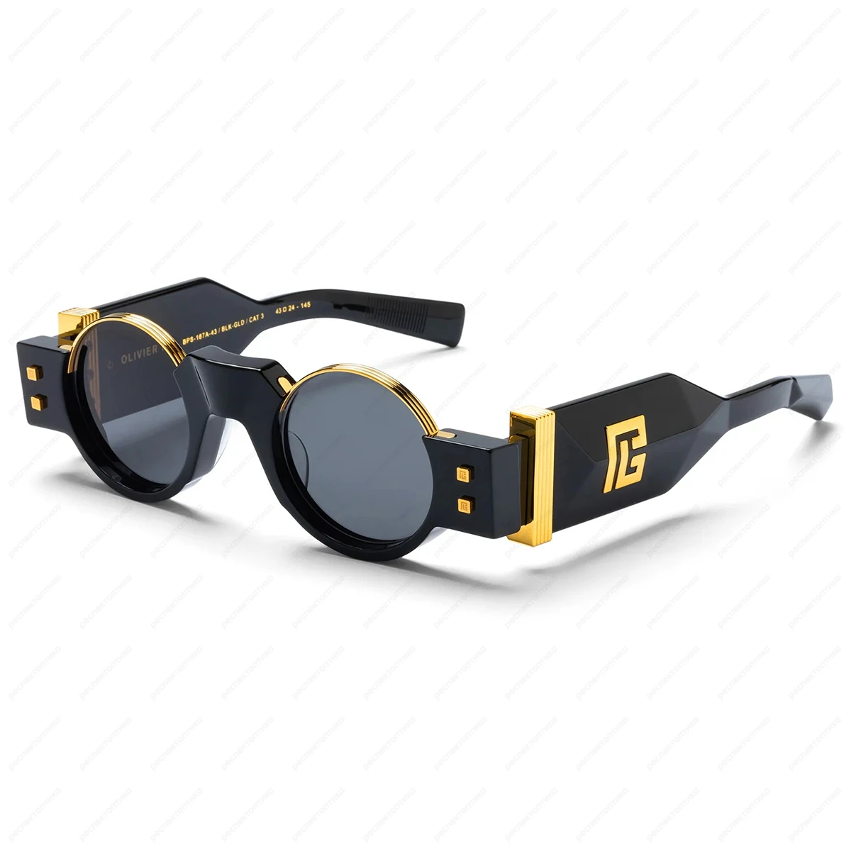 BALMAIN Olivier II BPS-167A-43 (BLK-GLD) BALMAIN Olivier II BPS-167A-43 (BLK-GLD)