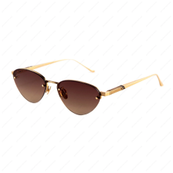 LEISURE SOCIETY Sierra 24K Gold (Brown Gradient Mirror Lens) LEISURE SOCIETY Sierra 24K Gold (Brown Gradient Mirror Lens)