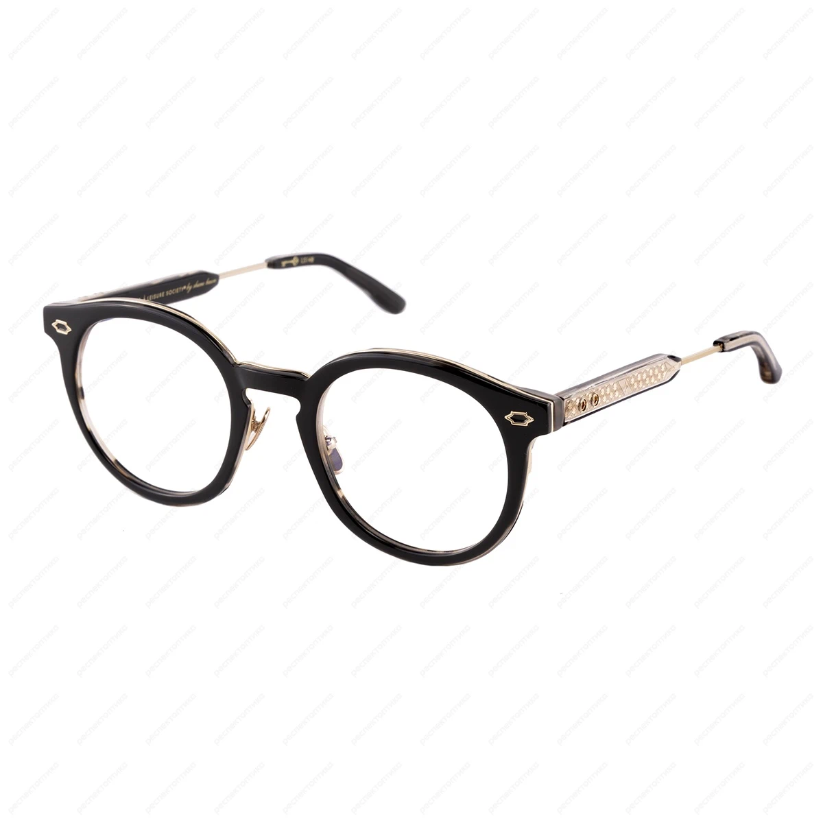 LEISURE SOCIETY Cortina Black Tortoise / 18K Rose Gold