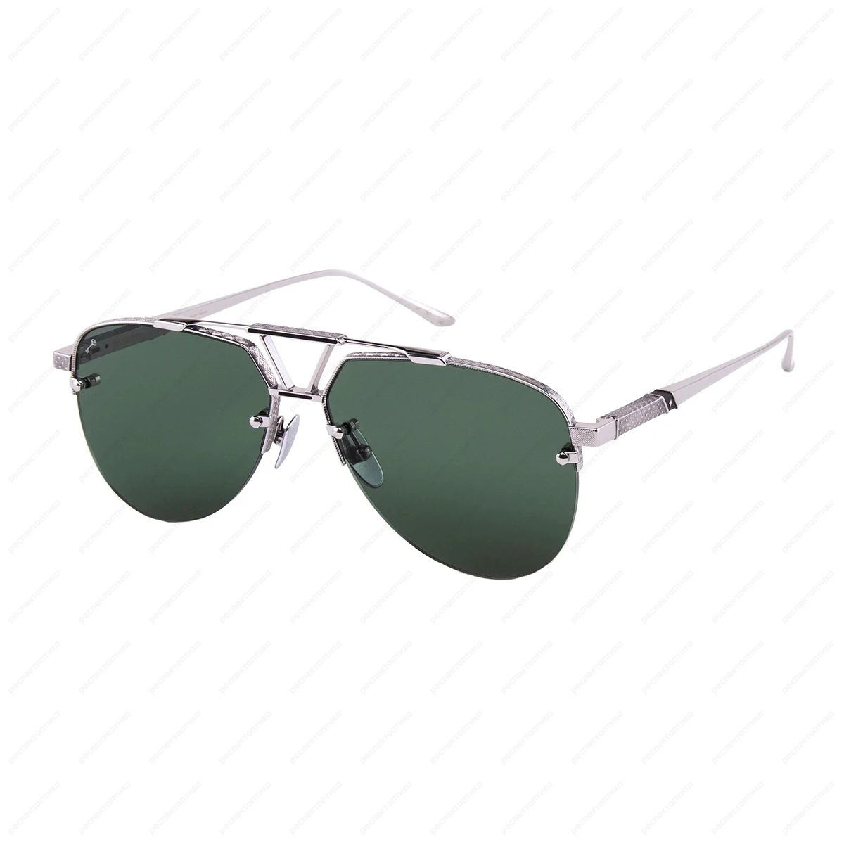 LEISURE SOCIETY Bandini Sun 12K Silver (Green Lens) LEISURE SOCIETY Bandini Sun 12K Silver (Green Lens)
