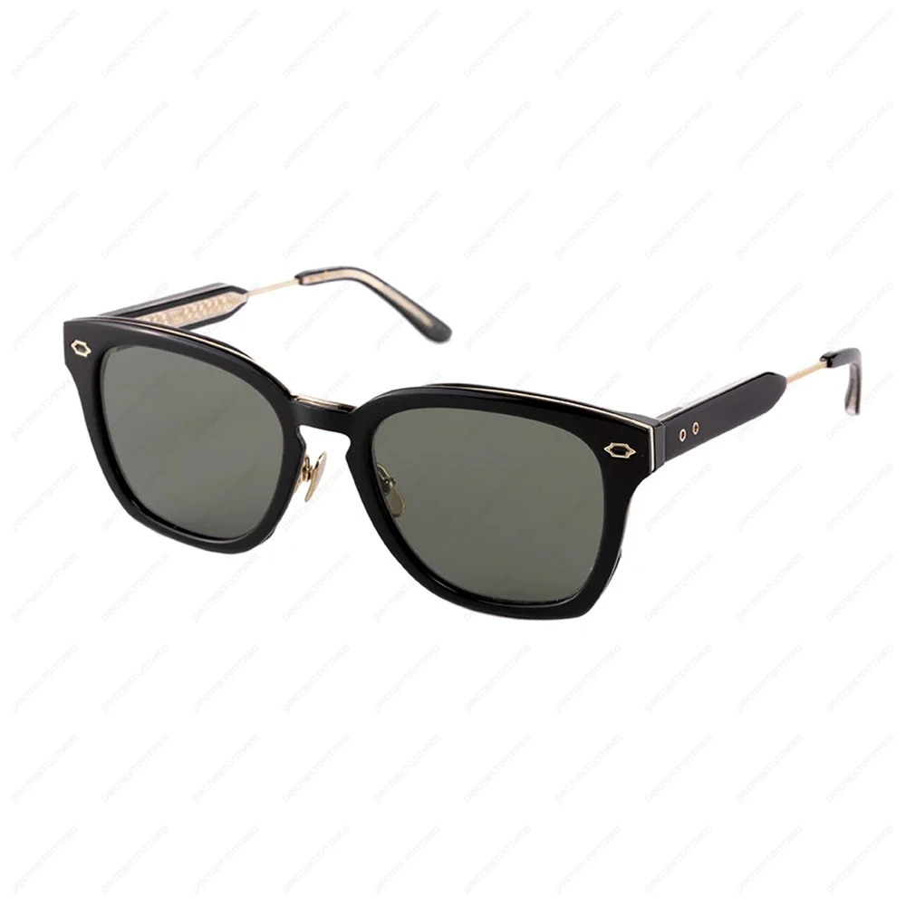 LEISURE SOCIETY Stresa Sun Black / 18K Gold (Green Lenses) LEISURE SOCIETY Stresa Sun Black / 18K Gold (Green Lenses)
