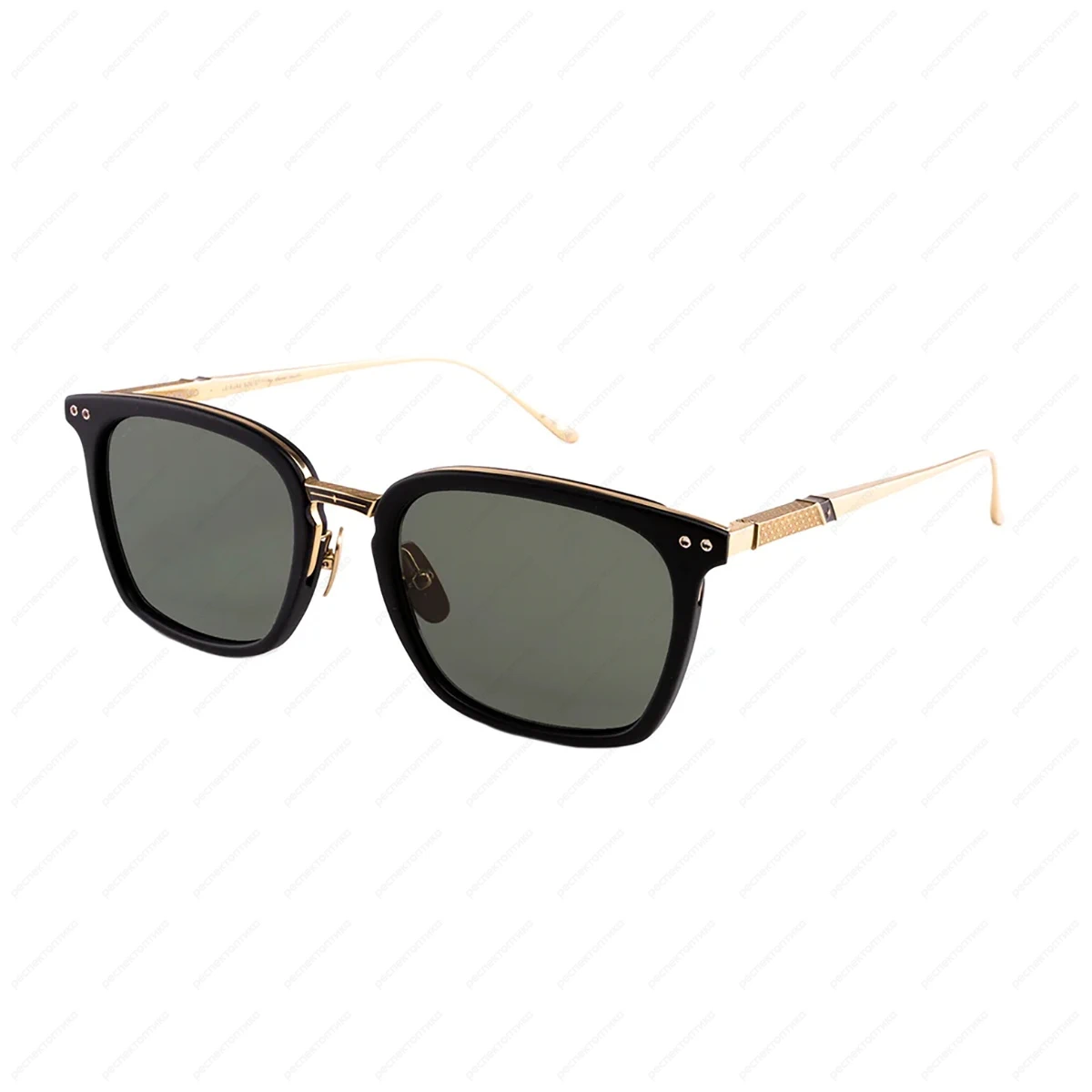LEISURE SOCIETY Arroyo Sun Matte Black / 18K Gold (Green Lens)