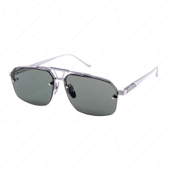 LEISURE SOCIETY Rodin Sun 12K Silver (Green Lens) LEISURE SOCIETY Rodin Sun 12K Silver (Green Lens)